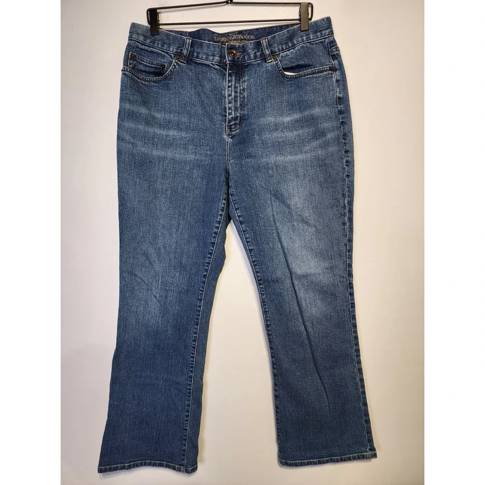 LRL Lauren Ralph Lauren Womens Size 14 Premium Jeans Classic Bootcut Denim
